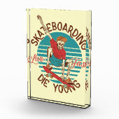 Bloc Photo Skateboard Skateboard Live Fast (Droite)