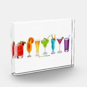 Bloc Photo SlipperyJoe's Cheers alcool cocktail orgueil neon 