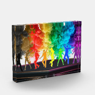 Bloc Photo SlipperyJoe's Dancing Pride Shadows cadeaux gay ar