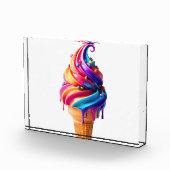 Bloc Photo SlipperyJoe's vibrante crème glacée cone classique (Droite)