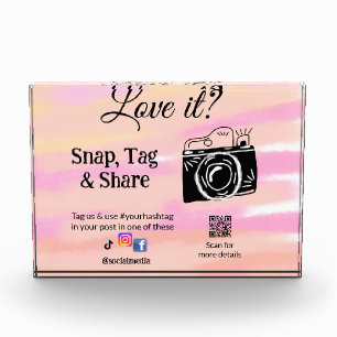 Bloc Photo snap tag partager media caméra ajouter socials ado