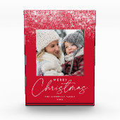 Bloc Photo Snowdrift Joyeux Noël Red Holiday (Devant)