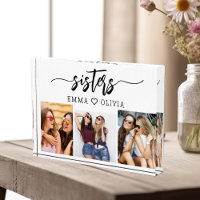 Soeurs 3 Photo Collage Famille Keepsaké cadeau