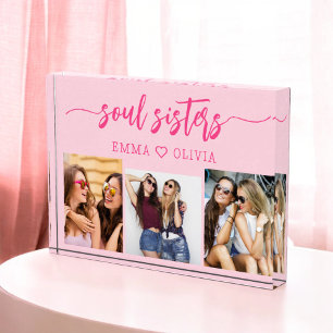 Bloc Photo Soeurs Soul Hot Pink 3 Photo Coller Keepsaké