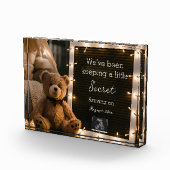 Bloc Photo Soirée confortable avec faire-part de grossesse de (Droite)