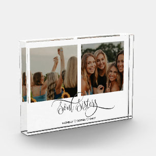 Bloc Photo Soul Sisters mignonne Photo moderne Best Friends C
