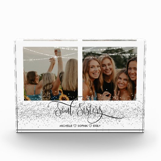 Bloc Photo Soul Sisters mignonne Photo moderne Best Friends C (Devant)
