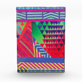 Bloc Photo southwestern borders and triangles collage (Devant)