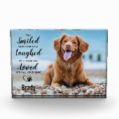 Bloc Photo Souvenir du chien Garder Pet Perdre Pet Memorial (Devant)