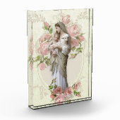 Bloc Photo Souvenir vintage catholique religieux de Vierge (Gauche)