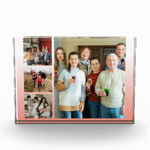 Bloc Photo Souvenirs chères : personnalisable 4 Photo Collage