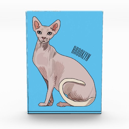 Bloc Photo Sphynx cat (Devant)