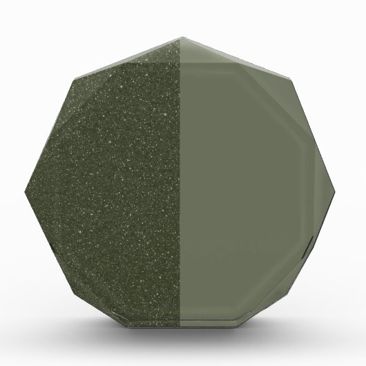 Bloc photo Split Moss Green Octagon (Devant)