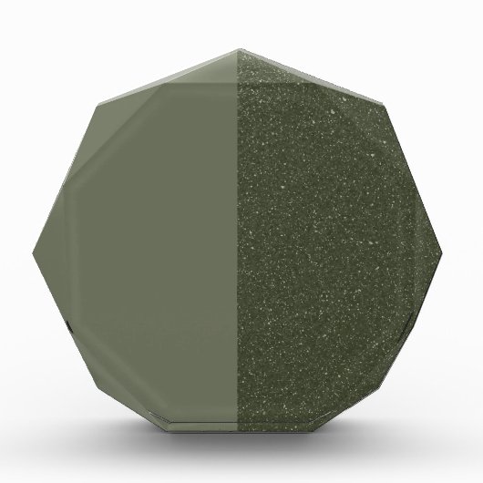 Bloc photo Split Moss Green Octagon (Devant)