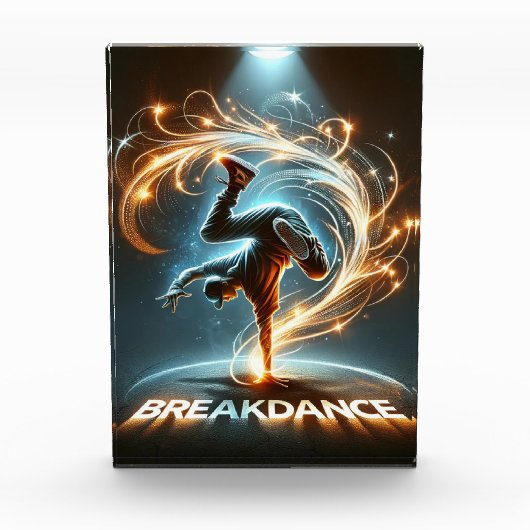 Bloc Photo "Spotlight Groove" - dansant sous les projecte (Devant)