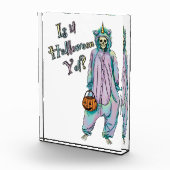 Bloc Photo Squelette d'Halloween mignonne (Droite)