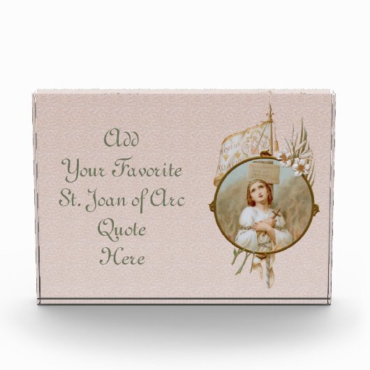 Bloc Photo St. Jeanne d'Arc brûlé à l'emprise (BF 01) (Devant)