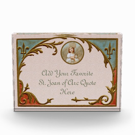 Bloc Photo St. Jeanne d'Arc brûlé à l'emprise (BF 01) (Devant)