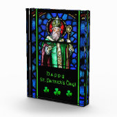 Bloc Photo St. Patrick Shamrocks en verre satiné (Droite)