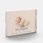 Bloc Photo Statistiques de naissance de bébé moderne simple e (Gauche)