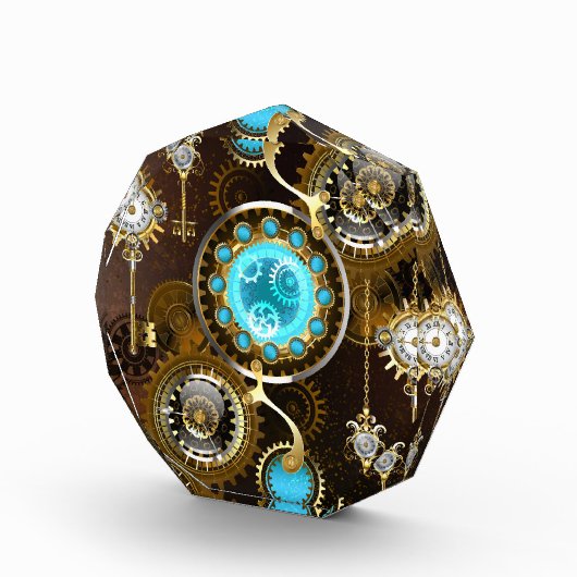 Bloc Photo Steampunk Rusty Background (Droite)