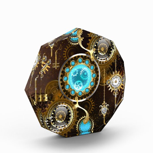 Bloc Photo Steampunk Rusty Background (Gauche)