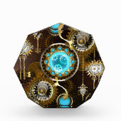 Bloc Photo Steampunk Rusty Background (Devant)