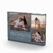 Bloc Photo Steel Blue Meilleur Maman Jamais Collage (Droite)