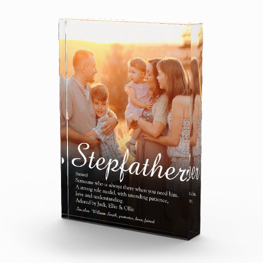 Bloc Photo Stepfather Stepdad Définition Élégant Script amusa (Droite)