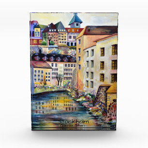 Bloc Photo Stockholm Gamla Stan - Vieille Ville