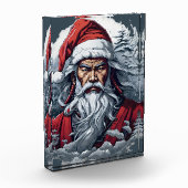 Bloc Photo Striking Samurai Santa Claus (Gauche)