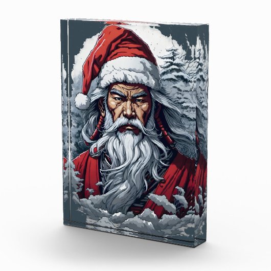 Bloc Photo Striking Samurai Santa Claus (Droite)