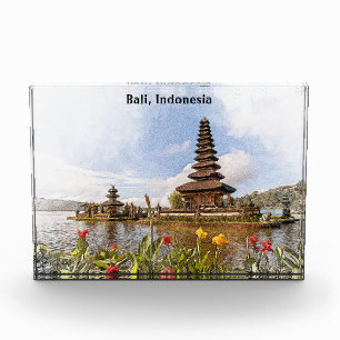 Bloc Photo Style Bali Indonésie Asie Temple Architecture