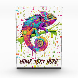 Bloc Photo Style d'aquarelle des teintures Chameleon