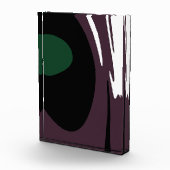 Bloc Photo Submersion : Noir Abstrait, Blanc, Violet & Vert (Droite)