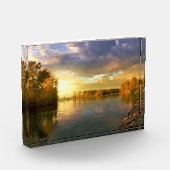 Bloc Photo Sunrise Sky Lake (Gauche)