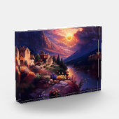 Bloc Photo Sunset Hillside One (Gauche)