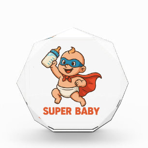 Bloc Photo Super Bébé - Joli héros de dessin animé avec Cap &