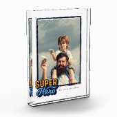 Bloc Photo Superhero Comic Livre Cadeau Photo Pour Papa Keeps (Gauche)