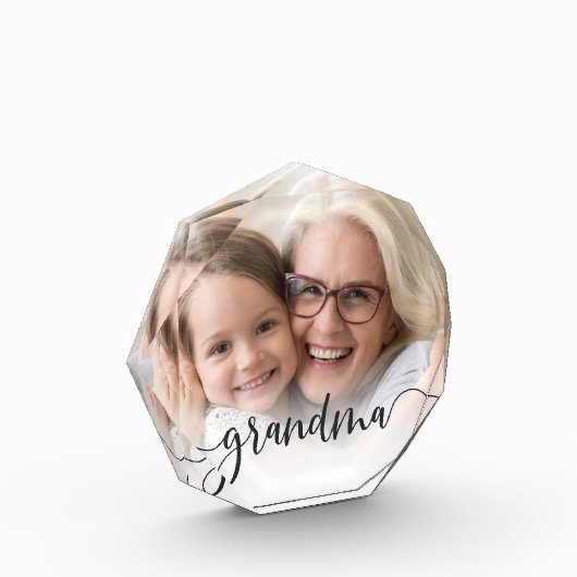 Bloc Photo Superposition de script de grand-mère (Gauche)