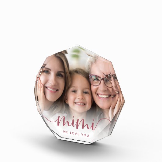 Bloc Photo Superposition de script de grand-mère Mimi (Droite)