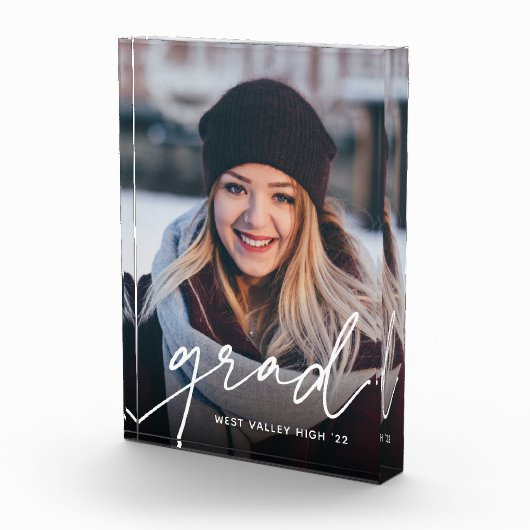 Bloc Photo Superposition de script Grad | Graduation (Droite)