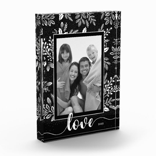 Bloc Photo superposition de script LOVE (Gauche)