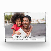 Bloc Photo Superposition de script maman | Nous vous aimons (Devant)