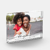 Bloc Photo Superposition de script maman | Nous vous aimons (Gauche)