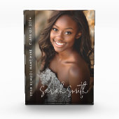 Bloc Photo Superposition de script moderne foncé pour la remi (Devant)