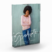 Bloc Photo Superposition de script tendance | Diplômé (Gauche)