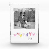 Bloc Photo Sweet Heart NAME PHOTO Love Mothers Day Cadeau (Devant)