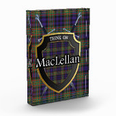 Bloc Photo Tartan écossais de MacLellan de clan (Gauche)