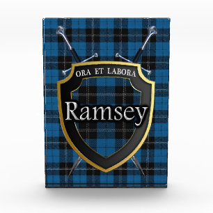 Bloc Photo Tartan écossais de Ramsey Ramsay de clan